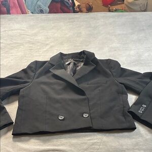 Zara Black Cropped Blazer